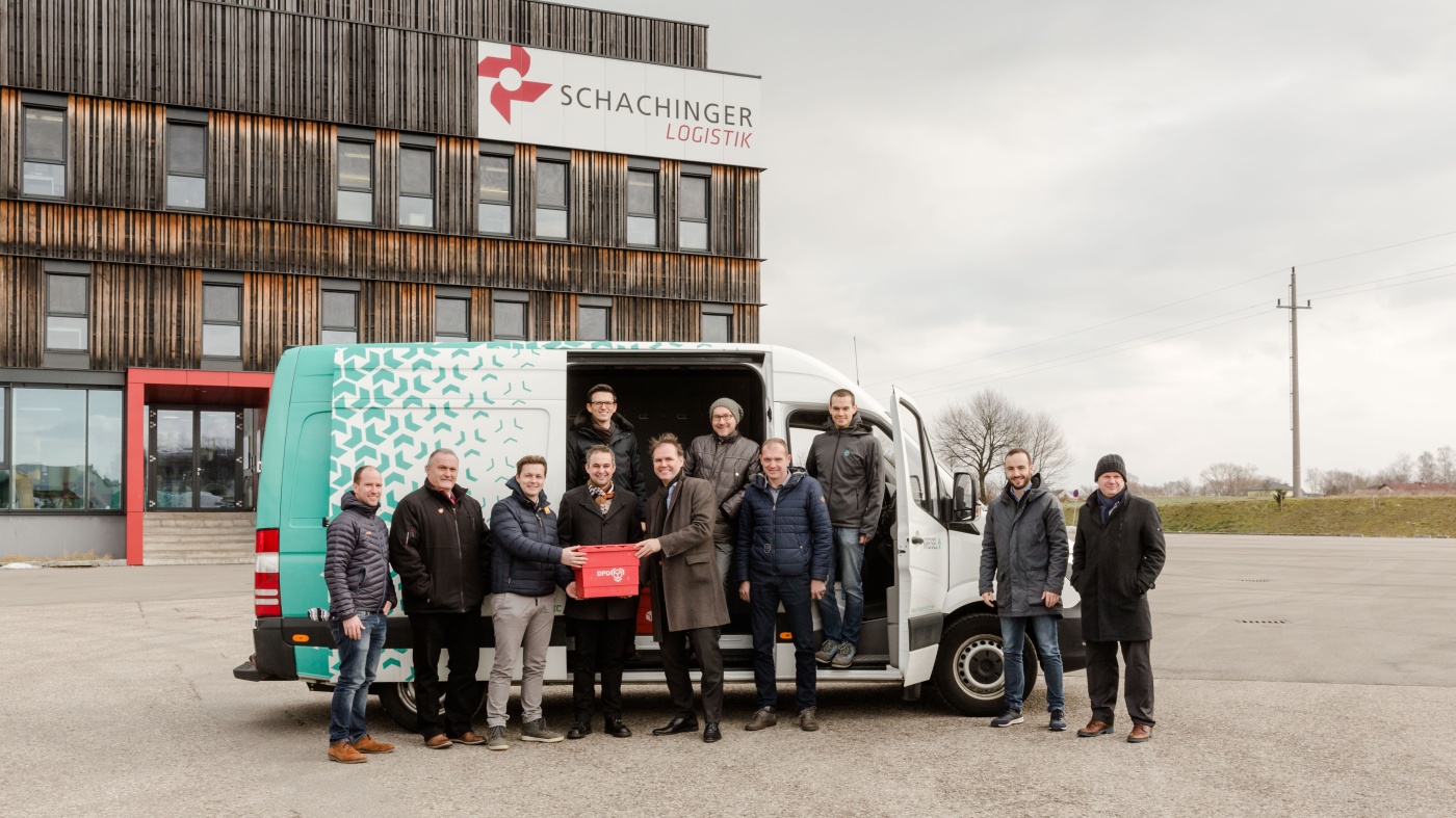 Slideshow Bild - Zur Entwicklung der E-Vans aus OÖ hat Schachinger Logistik eine breite Koalition aus Firmen- und Forschungspartnern gebildet. © Schachinger Logistik/Werner Dedl